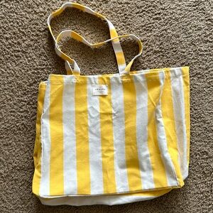Sézane - Yellow Stripe Tote